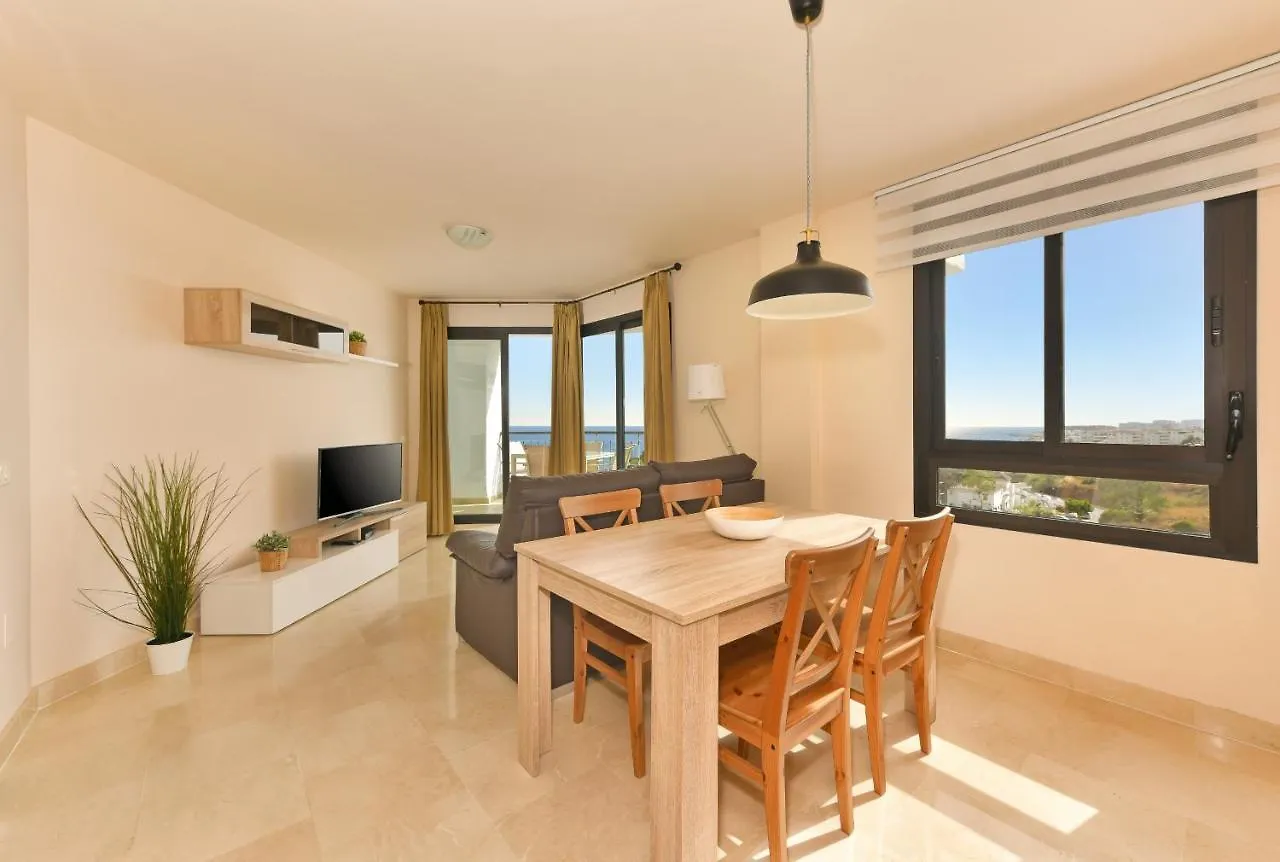 Apartamento 1 dormitorio vista mar lateral Torrox